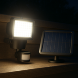 100 SMD LED Solar Security Light — with Remote Solar Panel