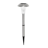 Halo XL Stainless Steel Solar Garden Stake Lights with Bright White LED (Set of 8) - SPV Lights