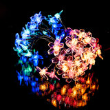 100 Multi-Colour LED Blossom Flowers Solar Fairy Lights - SPV Lights