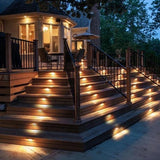 Solar Powered Fence & Decking Lights (Set of 8) - SPV Lights