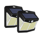 Nighthawk 128 LED Solar Security Lights (Set of 2) - SPV Lights